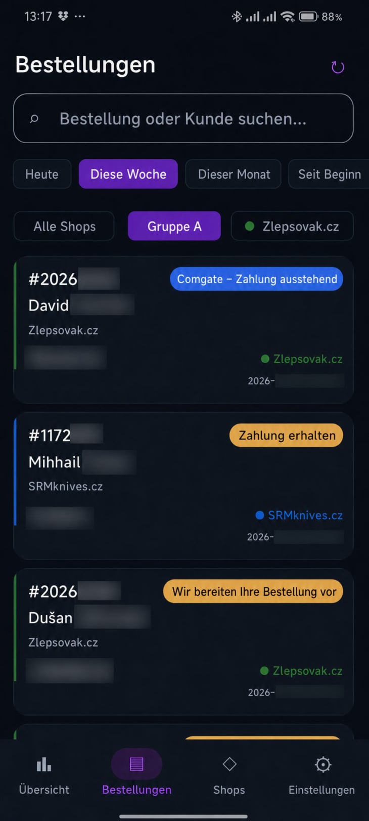 Presta Order Mobile