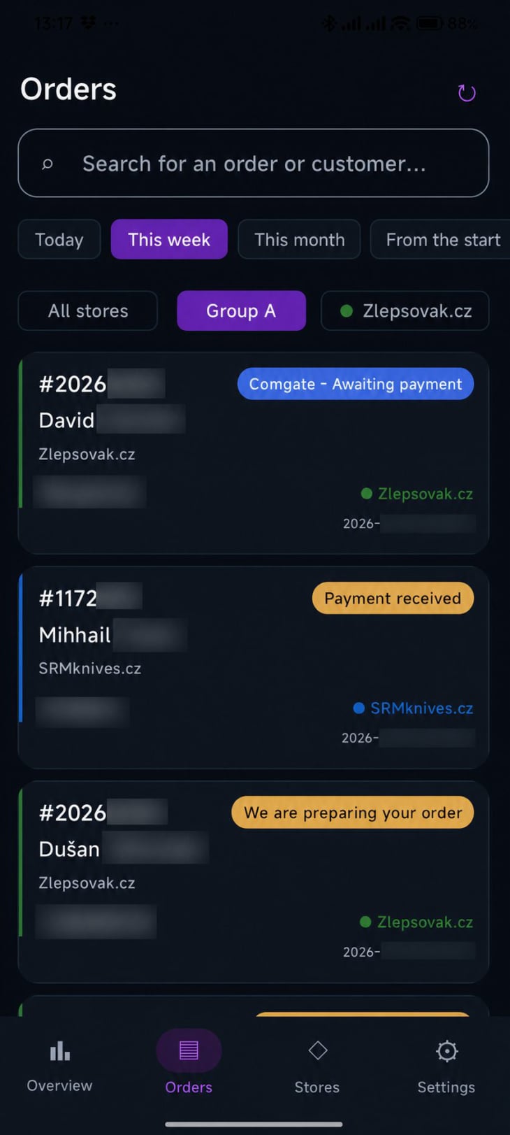 Presta Order Mobile